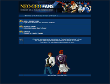 Tablet Screenshot of neogeofans.com